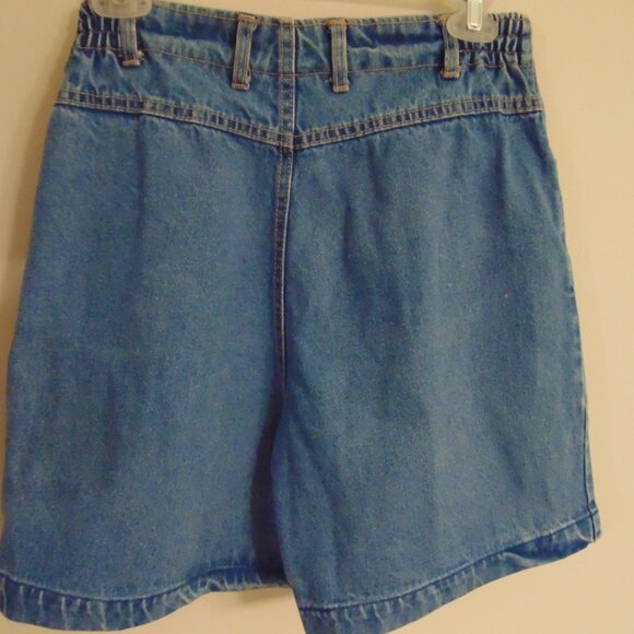 Vintage Tower Hill Sport Blue Denim Shorts, Size 8 - Picture 8 of 10